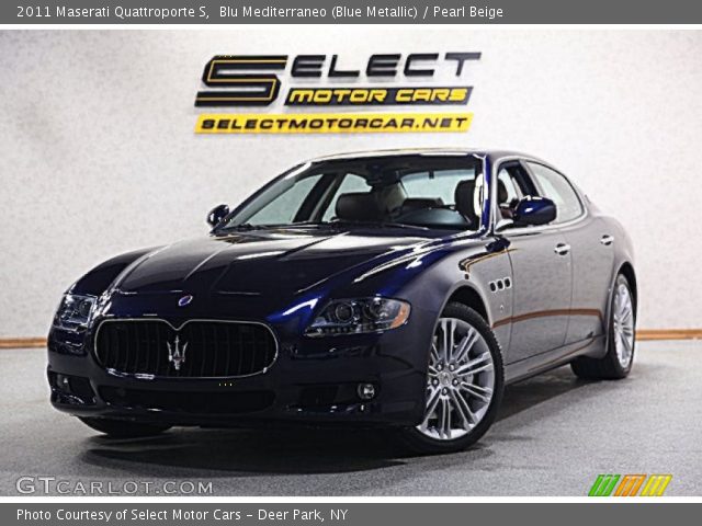 2011 Maserati Quattroporte S in Blu Mediterraneo (Blue Metallic)