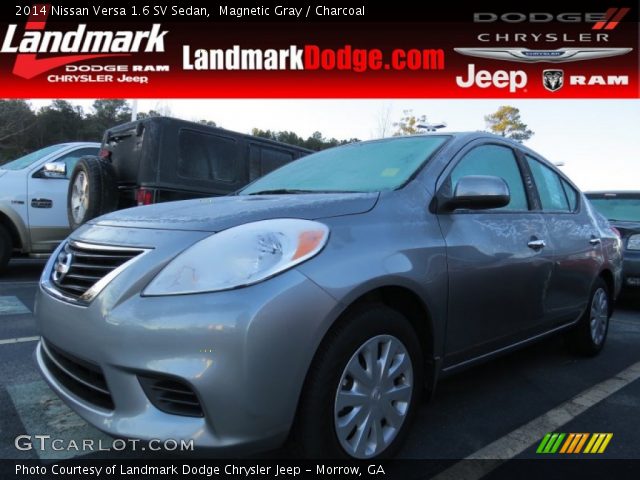 2014 Nissan Versa 1.6 SV Sedan in Magnetic Gray