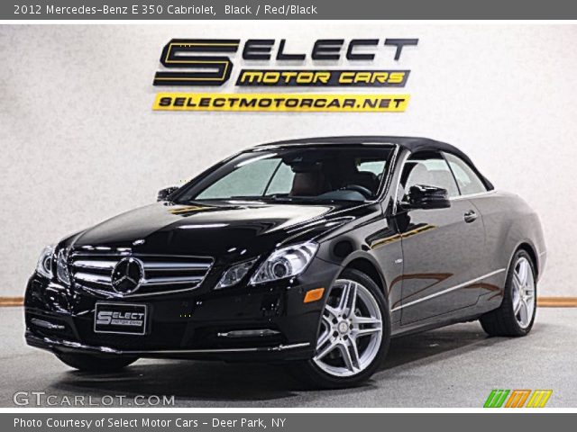 2012 Mercedes-Benz E 350 Cabriolet in Black