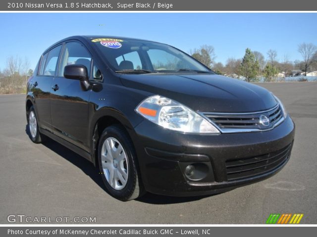 2010 Nissan Versa 1.8 S Hatchback in Super Black