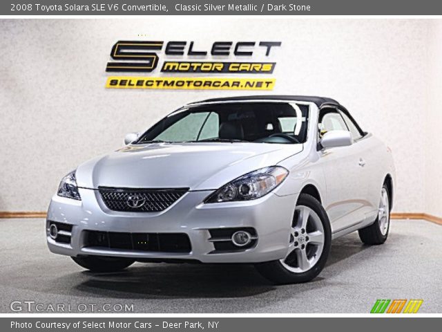 2008 Toyota Solara SLE V6 Convertible in Classic Silver Metallic