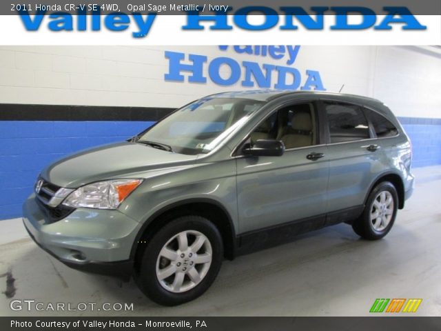 2011 Honda CR-V SE 4WD in Opal Sage Metallic