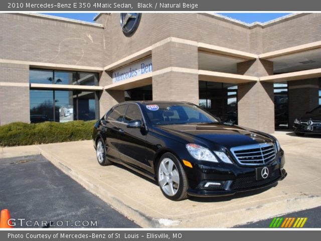 2010 Mercedes-Benz E 350 4Matic Sedan in Black