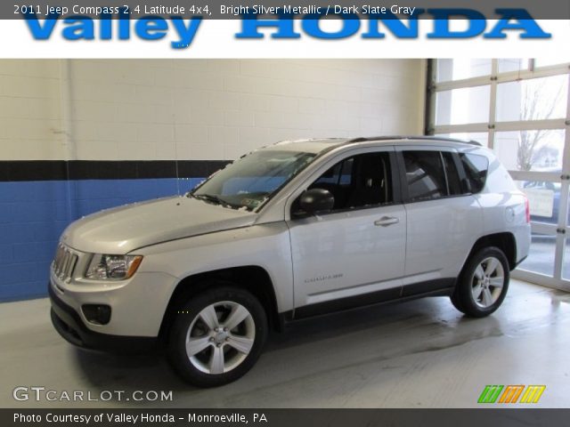 2011 Jeep Compass 2.4 Latitude 4x4 in Bright Silver Metallic