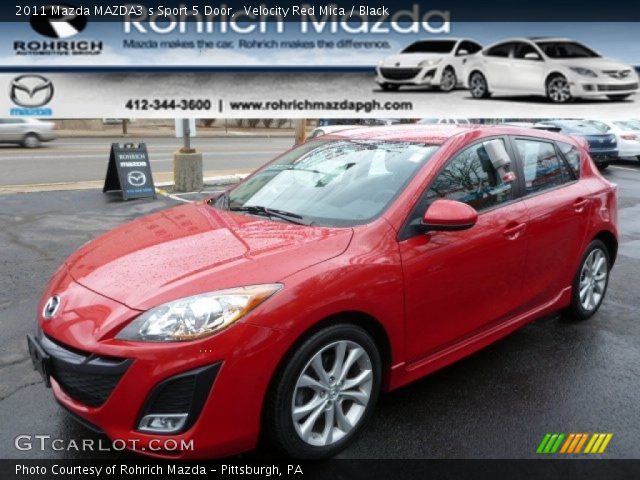2011 Mazda MAZDA3 s Sport 5 Door in Velocity Red Mica