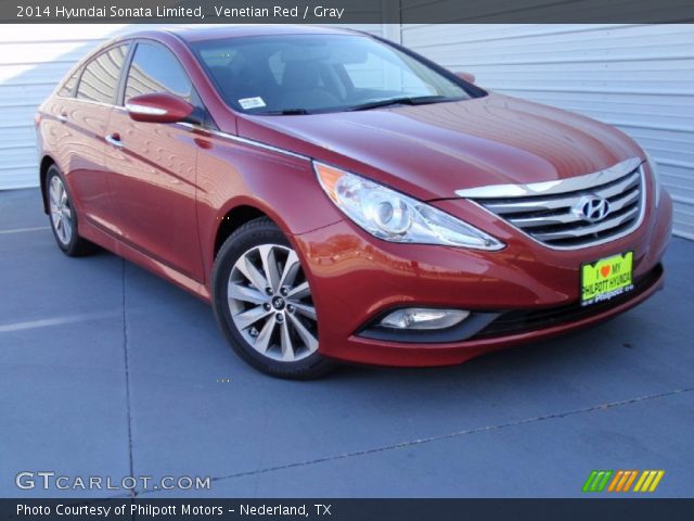 2014 Hyundai Sonata Limited in Venetian Red