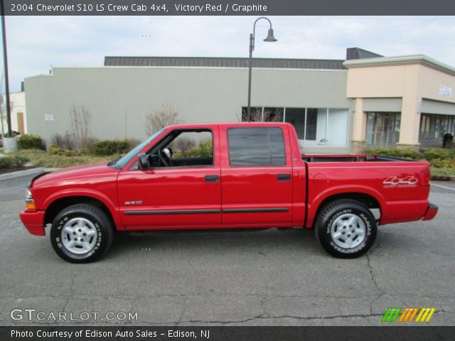 2004 Chevrolet S10 LS Crew Cab 4x4 in Victory Red