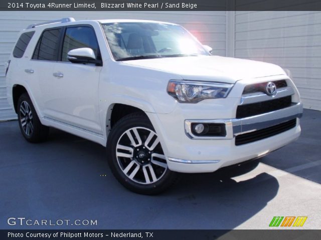 2014 Toyota 4Runner Limited in Blizzard White Pearl