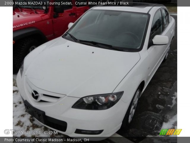 2009 Mazda MAZDA3 s Touring Sedan in Crystal White Pearl Mica