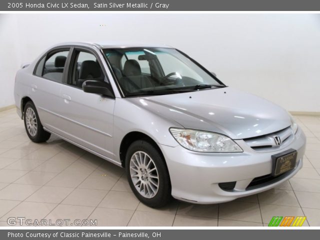 2005 Honda Civic LX Sedan in Satin Silver Metallic