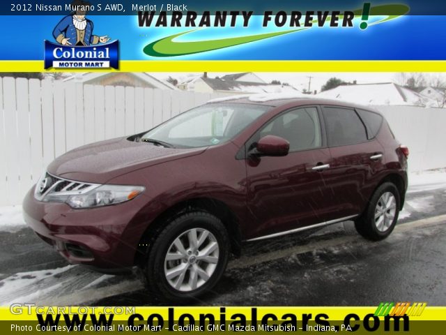 2012 Nissan Murano S AWD in Merlot