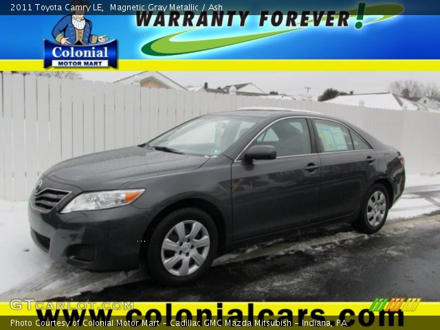 2011 Toyota Camry LE in Magnetic Gray Metallic