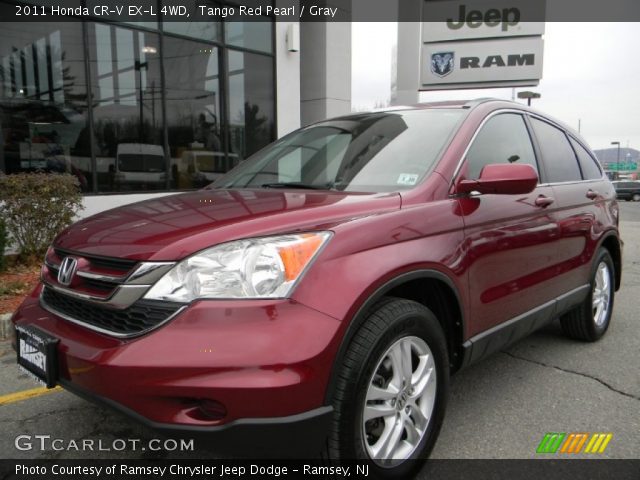 2011 Honda CR-V EX-L 4WD in Tango Red Pearl