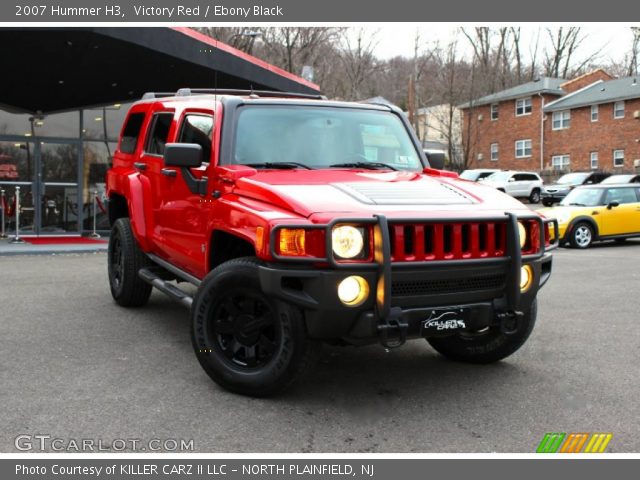 2007 Hummer H3  in Victory Red