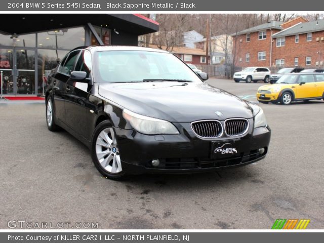 2004 BMW 5 Series 545i Sedan in Black Sapphire Metallic