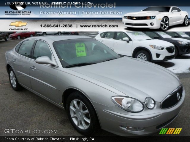 2006 Buick LaCrosse CXS in Platinum Metallic