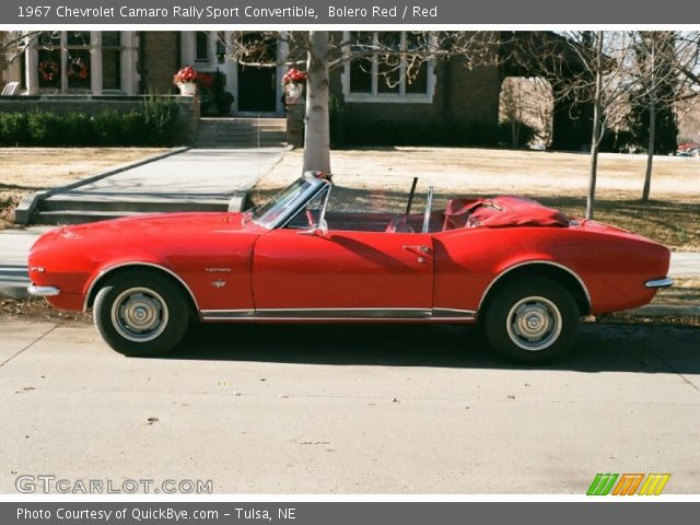 1967 Chevrolet Camaro Rally Sport Convertible in Bolero Red