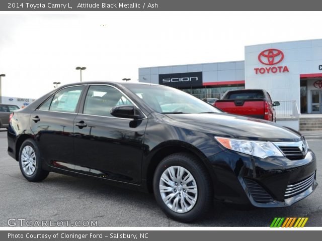 2014 Toyota Camry L in Attitude Black Metallic