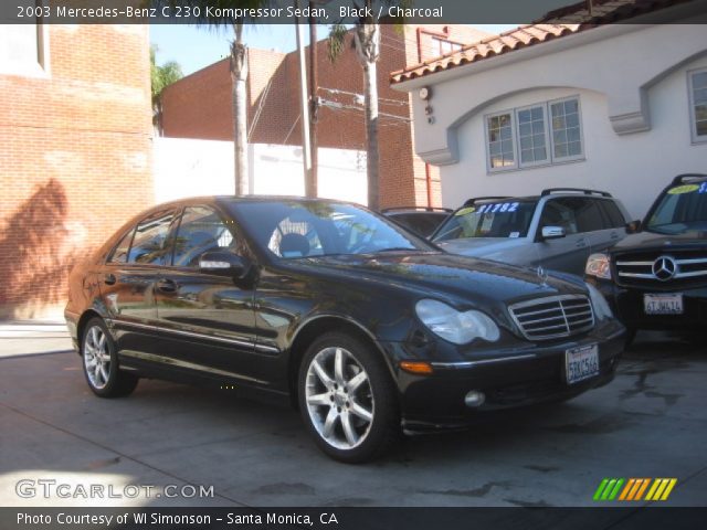 2003 Mercedes-Benz C 230 Kompressor Sedan in Black