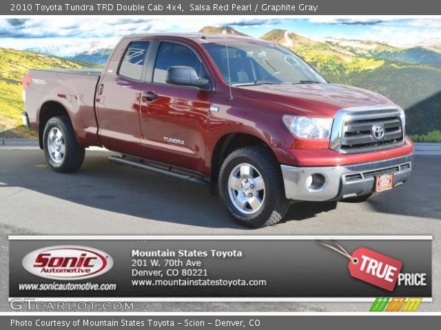 2010 Toyota Tundra TRD Double Cab 4x4 in Salsa Red Pearl