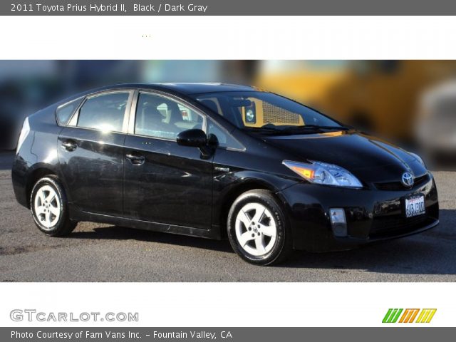 2011 Toyota Prius Hybrid II in Black