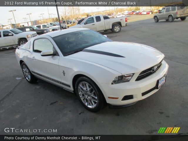 2012 Ford Mustang V6 Premium Coupe in Performance White