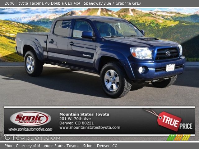 2006 Toyota Tacoma V6 Double Cab 4x4 in Speedway Blue