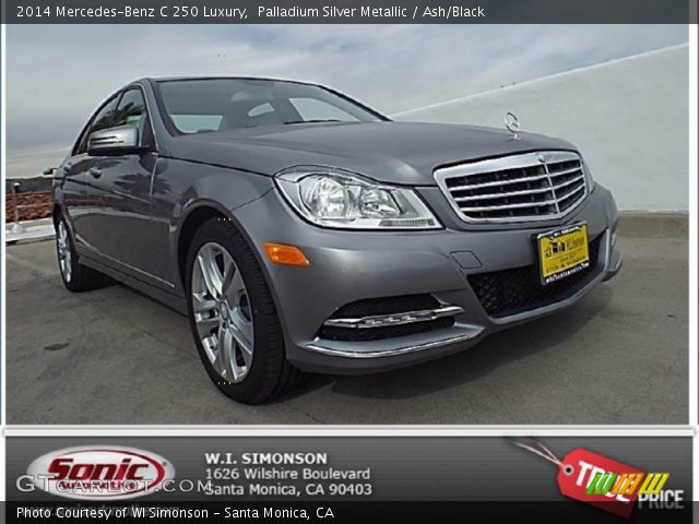 2014 Mercedes-Benz C 250 Luxury in Palladium Silver Metallic