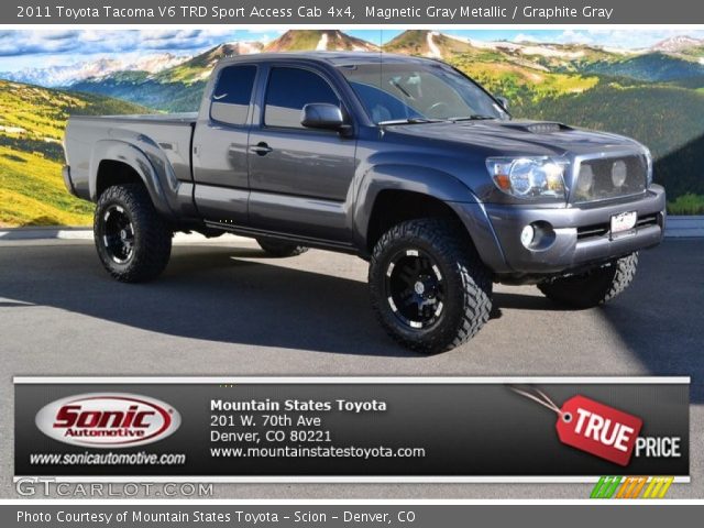 2011 Toyota Tacoma V6 TRD Sport Access Cab 4x4 in Magnetic Gray Metallic