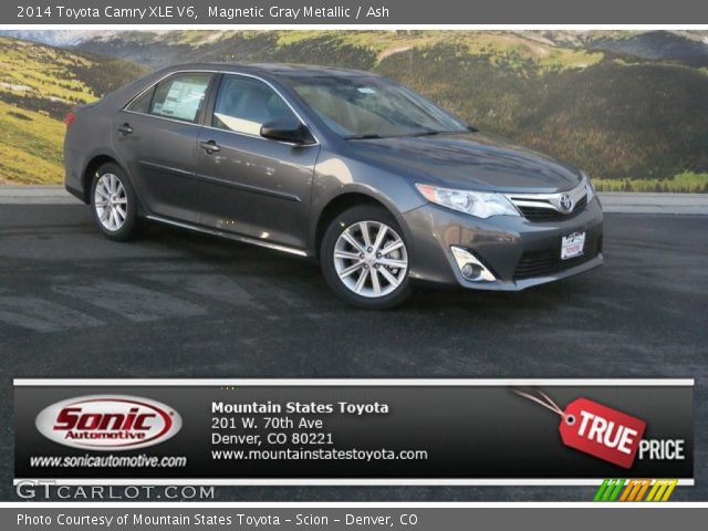 2014 Toyota Camry XLE V6 in Magnetic Gray Metallic