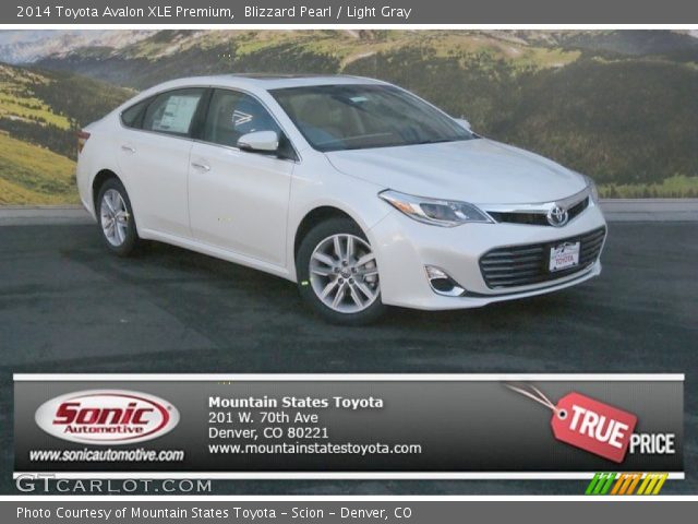 2014 Toyota Avalon XLE Premium in Blizzard Pearl