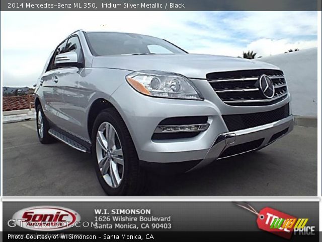 2014 Mercedes-Benz ML 350 in Iridium Silver Metallic