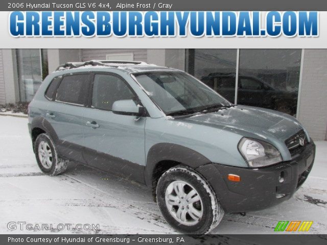 2006 Hyundai Tucson GLS V6 4x4 in Alpine Frost