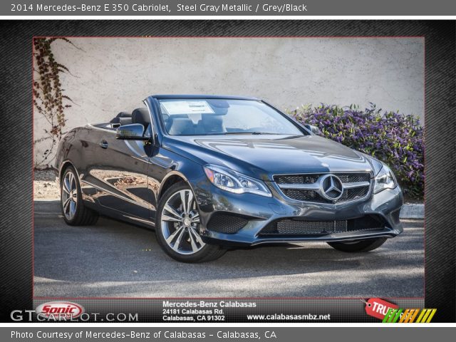 2014 Mercedes-Benz E 350 Cabriolet in Steel Gray Metallic