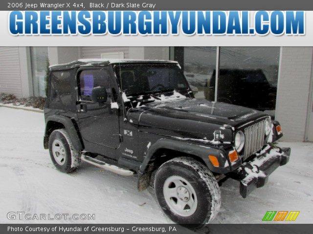 2006 Jeep Wrangler X 4x4 in Black