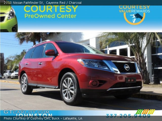 2013 Nissan Pathfinder SV in Cayenne Red