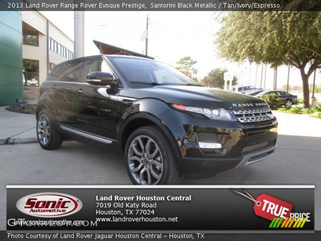 2013 Land Rover Range Rover Evoque Prestige in Santorini Black Metallic