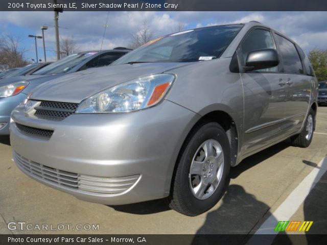 2004 Toyota Sienna LE in Silver Shadow Pearl