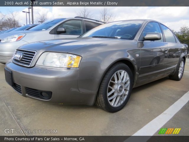2003 Audi A6 2.7T quattro Sedan in Alpaka Beige Metallic