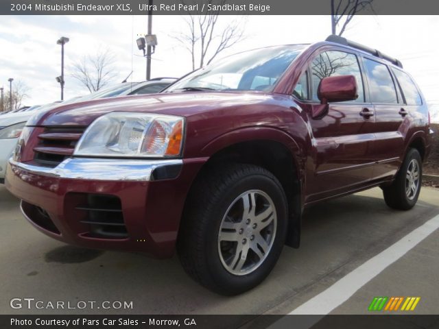 2004 Mitsubishi Endeavor XLS in Ultra Red Pearl