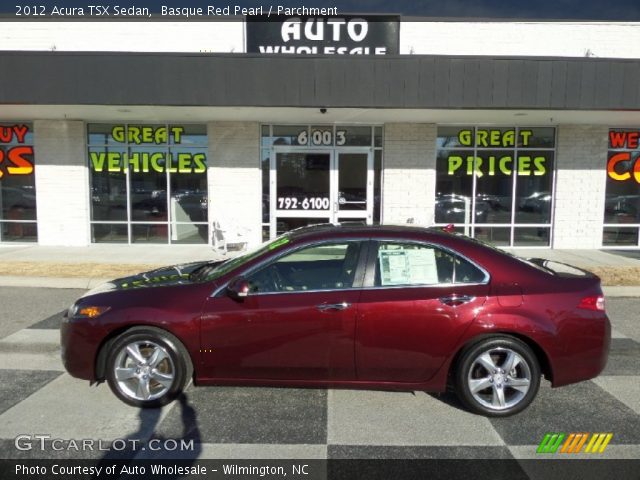 2012 Acura TSX Sedan in Basque Red Pearl