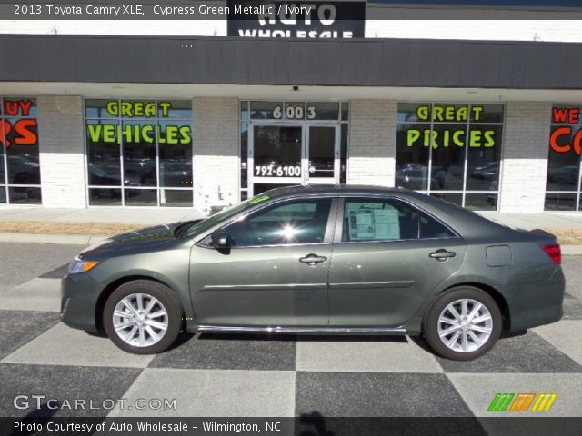 2013 Toyota Camry XLE in Cypress Green Metallic