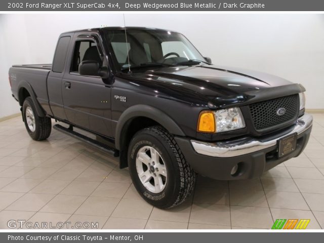 2002 Ford Ranger XLT SuperCab 4x4 in Deep Wedgewood Blue Metallic