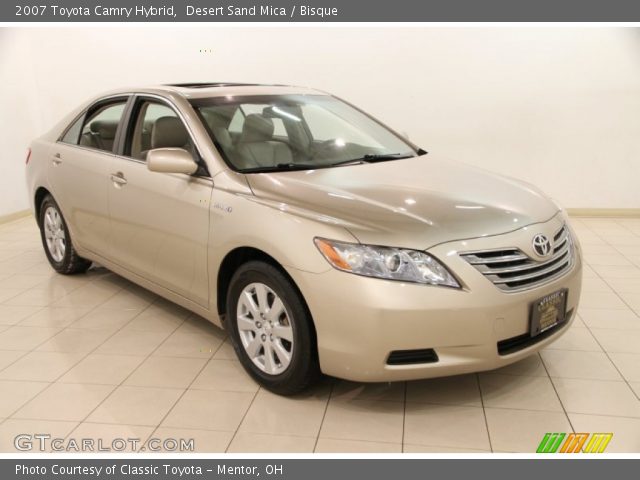 2007 Toyota Camry Hybrid in Desert Sand Mica