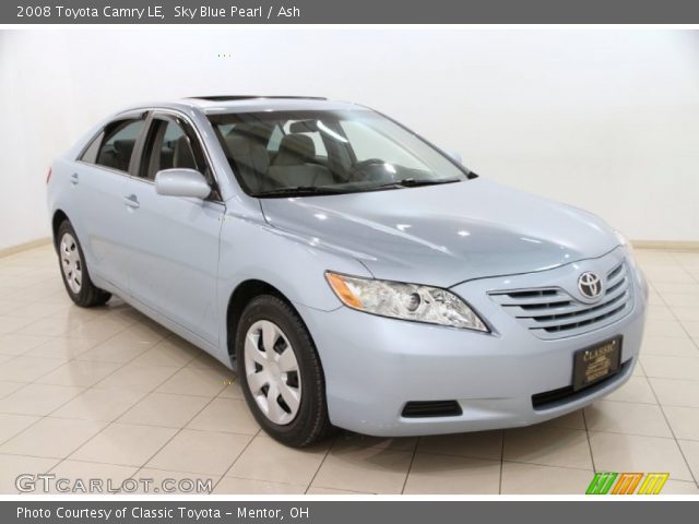2008 Toyota Camry LE in Sky Blue Pearl