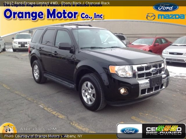 2012 Ford Escape Limited 4WD in Ebony Black