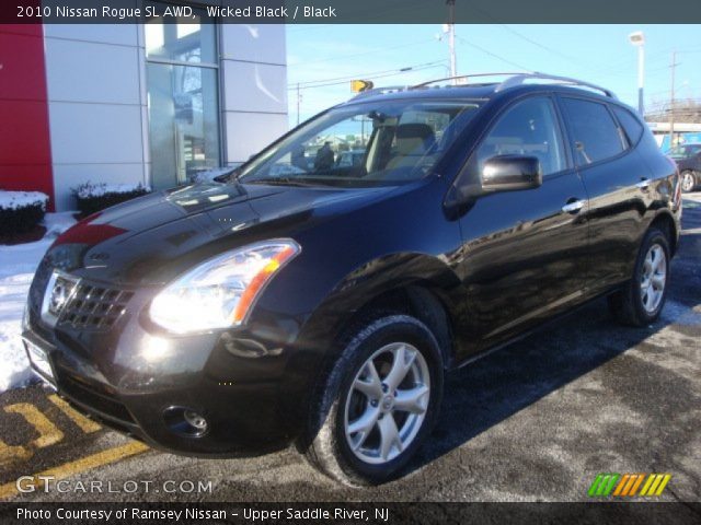 2010 Nissan Rogue SL AWD in Wicked Black