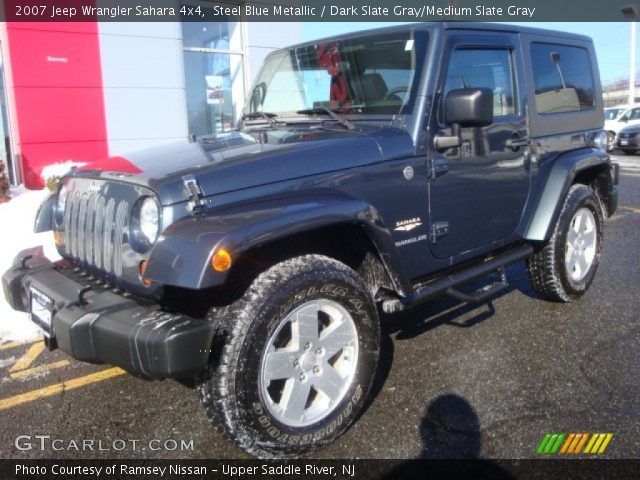 2007 Jeep Wrangler Sahara 4x4 in Steel Blue Metallic
