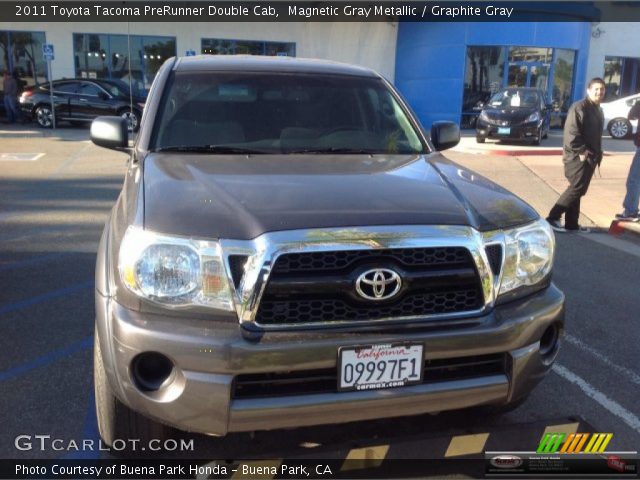 2011 Toyota Tacoma PreRunner Double Cab in Magnetic Gray Metallic