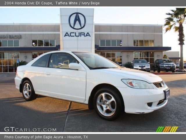 2004 Honda Civic EX Coupe in Taffeta White